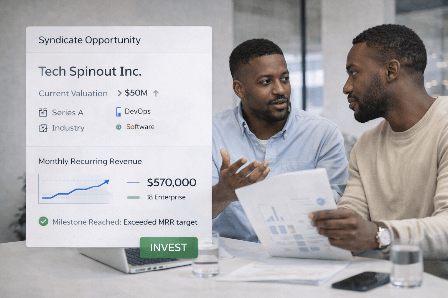 Back our highest-conviction spinouts